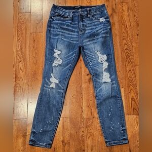 Judy Blue Skinny Fit Distressed Jeans Size 13